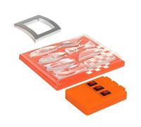 Toyvian Kit Ottica Fisica Plastico con Lenti Concave e Prismas per Aule Scientifiche e Apprendimento Indipendente