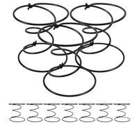 Toyvian Kit Riparazione Molle per Divano 10 Pezzi Molle di Tensione 100Mm per Sedie e Poltrone Reclinabili Parti di Ricambio per Divani e Divano Letto Supporto Elastico Anti-Vibrazione