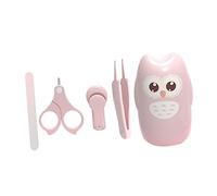 Toyvian Kit Tagliaunghie per Ragazzo Ragazza e Ragazzo Ragazza in Acciaio Inossidabile Lama Sicura e Impugnatura Facile, Set Portatile Rosa per Cura Unghie Delicate