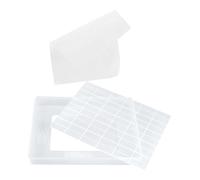 Toyvian Kit Utensili per la Cottura del Torrone 3 Pezzi Piastra Antiaderente Stampo Rettangolare e Tappetino in Silicone per Pasticceria Fai da Te per Dolci Fatti in Casa