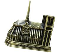 Toyvian Lega Oro della Cattedrale di Notre Dame di Parigi, Decorazione Vintage la Casa, Accessorio Semplice e Delicato, per Soggiorno o Camera da Letto