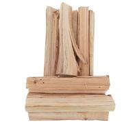 Toyvian Legna da Ardere Secca 22 Cm in Ceppi di Legno Duro per Braciere da Esterno, Caminetti Interni e Barbecue, Confezione da 10 Pezzi per Falò, Forno Pizza e Affumicatura in Giardino