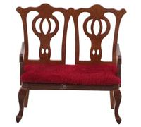 Toyvian Legno e Panno per Casa delle Bambole Mobili in Miniatura per Arredamento Classico e Accessorio Decorativo Resistente per Camerette in Miniatura