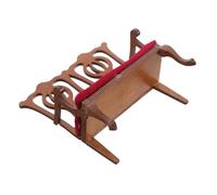 Toyvian Legno e Plush per Casa delle Doppia per Arredamento Miniaturizzato e Accessori Decorativi