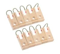Toyvian Legno Flangia Di Ricambio Per Pianoforte Supporto Per Asta Di Linea Molle Resistenti Accessori Per Strumenti Musicali Parti Di Riparazione Per Pianoforte in Legno