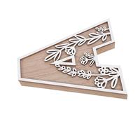 Toyvian Lettere in Legno Beige Eleganti per Decorazione della Casa e Area Studio, Leggere e Creative, per Camerette e Matrimoni