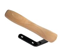 Toyvian Manico in Legno e Ferro per Stiratrice a Vapore Impugnatura Confortevole e Isolamento Termico per Sostituzione e Stiratura Precisa di Indumenti