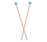 Toyvian Martello per Marimba e Xilofono Manico in Acero, Bacchette per Percussioni Testa Rotonda, Accessori Strumenti Musicali per Esercizi Professionali e Principianti, Resistente