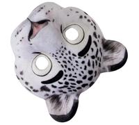 Toyvian Maschera Animale per Mascherata in Eva Leggera e Confortevole, Maschera Unica di Leopardo delle Nevi per Feste di Halloween e Carnevale per Adulti