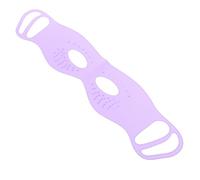 Toyvian Maschera per Occhi in Silicone Bifacciale Viola Riutilizzabile Massaggio Rigenerante, Benda Fissante Anti-scivolo per Occhi e Routine di Bellezza