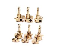 Toyvian Meccaniche Per Chitarra Metalliche Color Oro Small Square Tuning Machines for Electric Guitars with Washers and Screws String Tuner for Electric and Acoustic Guitars