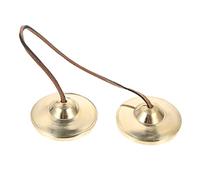 Toyvian Meditazione Rame Massiccio Strumento Per Percussioni Per Cerimonie Spirituali e Pratiche Yoga Design Vintage Facilità Trasporto