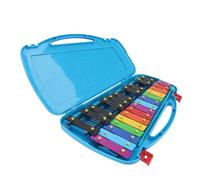 Toyvian Metallofono Musicale per Ragazzo Ragazza con 25 Note in Metallo e Plastica, Strumento Educativo con Suggerimenti di Lettere per Scuola Elementare e Sviluppo Interesse Musicale