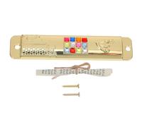 Toyvian Mezuzah Decorativa in Metallo Scrittura Sacra e Pergamena Set Religioso per Porta Ebraica e Famiglia