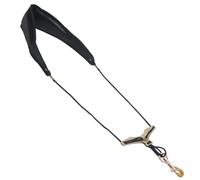 Toyvian Microfiber Leather Saxophone Neck Strap Adjustable Sax Harness with Metal Hook for Tenor and Soprano Saxophones Comfortable and Breathable Design for Music Lovers