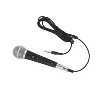 Toyvian Microfono Dinamico Cardioide con Cavo per Karaoke e Public Speaking, Microfono Vocale Professionale in Metallo e Plastica, Riduce Feedback, Colore Nero