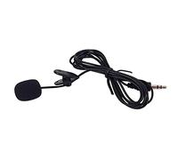 Toyvian Microfono Nero Mini Plug And Play Compatibile Smartphone e Tablet Spugna Leggera da 10g per Discorsi e Interviste