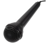Toyvian Microfono per Tastiera Elettronica, Portatile, Nero, Plug And Play | Voce Umana Chiara e Precisa, per Karaoke Domestico e Canto Festivo, Plastico Leggero