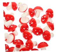 Toyvian Mini Funghi Decorativi in Schiuma 60 Pezzi, Ornamenti a Forma di Fungo per Micro Paesaggi e Decorazioni Fai da Te, Accessori Fotografici Resistenti per Giardino e Piante