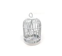 Toyvian Mini Gabbia Per Uccelli in Da Appendere Supporto Per Layout Statuette in Miniatura Decorazioni Per Casa Delle Bambole Design Piccola