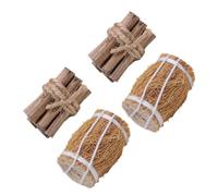 Toyvian Mini Pagliaio Invernale Decorazioni in Miniatura Casa delle Bambole di Legna da Ardere per Inverno Accessori per Paesaggio Forniture Artigianali Fai da Te