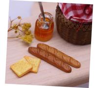 Toyvian Mini Pane Miniatura per Casa delle con Accessori Decorazione Cucina in Miniatura Educativo e Tavola per Eventi e Feste