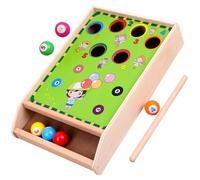 Toyvian Mini Tavolo da Biliardo per Gioco da Tavolo Miniatura per Famiglia e Feste Biliardo Portatile per Gioco Educativo Interattivo per Genitori