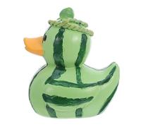 Toyvian Miniatura Oca Anguria in Resina Colorata Decorazione Estiva Divertente per Casa e Ufficio Scultura Fruttata per Desktop e Mensola Idea Regalo per Feste e Segnaposto