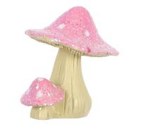 Toyvian Miniature Funghi in Resina Decorazioni Forma Fungo Per Micro Paesaggi Accessori Per Case Delle Bambole in Miniatura Figure Funghi Per Giardini Delle Fate e Vasi Da Fiori