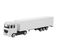 Toyvian Modellino di camion Mini Camion Modello Auto Con Attuatore Di Attrito Auto Giocattolo Da Bambino Giocattolo Da Bambino Trattore Bianco Stile Europeo Lega