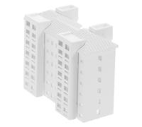 Toyvian Modello e Decorazione Realistica in Miniatura di Città in Plastica Bianca Strumento Educativo per Scuole e Istituti di Formazione per Studenti e Designer