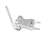 Toyvian Morsetto per Batteria in Lega Argento Rotazione a 360 Gradi e Struttura Regolabile, Supporto per Cow Bell e Tom Melodico, Clip Espansione Resistente Adatta a Vari Supporti