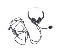 Toyvian -mounted Microphone Dual Ear Usb Speaker Mic Ergonomic Design Rotatable Microphone for Telemarketing and Store