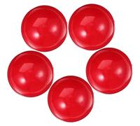 Toyvian naso da clown rosso 5pcs nasi di pagliaccio carnevale incandescente con elastico per accessori costume da circo festa di halloween