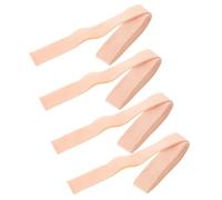 Toyvian Nastri da Balletto in Raso per Scarpe da Punta 4 Pezzi, Nastri per Scarpe da Danza Classica in Tela, Accessori per Ballerine Ragazze e Donne, Supporto Regolabile per Performance