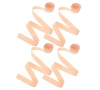 Toyvian Nastri in Tela per Scarpette da Punta 4 Pezzi, Lacci Decorativi Regolabili per Scarpe da Ballo da Donna, Nastri da Balletto per Performance e Accessori da Palcoscenico