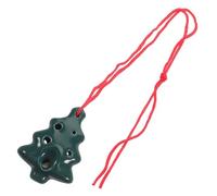 Toyvian ocarina strumento musicale albero natale the natale fono bellissima addobbo natale natalizio decorazione natale strumento strumento a fiato per principianti ceramica