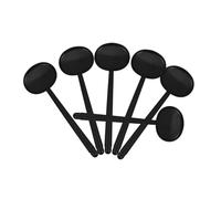 Toyvian Occlusori Oculari per Esame Vista 6 Pezzi, Strumento Optometrico in Plastica Nero, Copertura Monouso per Test Visivo, Portatile per Ottici e Cliniche Oftalmiche