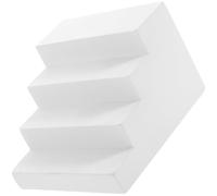 Toyvian Oggetti Di Cubo Trapezoidali Minuscolo Piccola Scala in Gesso Modello a Scala Casa Delle Bambole Display Ladder Per Il Tavolo Gradini in Miniatura Piccolo Prop D'oro Malta