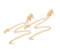 Toyvian Orecchini a Bottone da Donna in Metallo Lettera M Gioielli Estetici Leggeri e Versatili Orecchini Grandi per Eventi come Matrimoni e Cerimonie