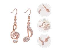 Toyvian Orecchini Pendenti Donna Ciondoli a Musicale in Lega Creativi, Accessori Auricolari alla Moda per Impiego Quotidiano e Occasioni Speciali