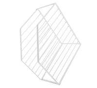 Toyvian Organizzatore Di Armadietti Organizzatore Di Piatti Portapiatti in Filo Metallico Scaffale Dell'organizzatore Di Cabinet Bancone Con Ripiano Angolare Pentola e Pellicola White