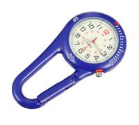 Toyvian Orologio a Moschettone Clip On Quartz Blu in Acciaio Inox