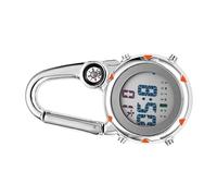 Toyvian Orologio da Arrampicata Moschettone in Acciaio Inossidabile, Resistente agli Urti con Allarme, per attività Outdoor e Uso Quotidiano