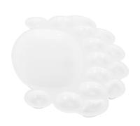 Toyvian Palette per Pittura a Impronta Vassoio per Pigmenti in Plastica Bianca Compatibile con Acquerelli Acrilici e Guazzo per Miscelare Colori Vivaci in attività Artistiche e