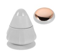 Toyvian Palla da Massaggio e Funzione di Rilascio della Tensione Portatile per Muscoli e Collo con Base a Ventosa in Plastica a Forma di Cono per Relax Quotidiano Domestico