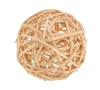 Toyvian Palline di Rattan Intrecciate Beige da 20cm, Leggere e Facili da Appendere, Perfette per Decorazioni su Vassoi e Ambienti Festivi in Stile Boho Naturale