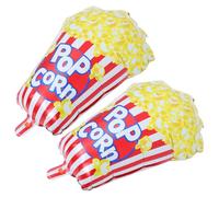 Toyvian Palloncini in Pellicola di Alluminio a Forma di Popcorn 2 Decorazioni Divertenti e Facili da per Feste di Compleanno e Shower