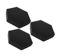 Toyvian Pannelli Fonoassorbenti Acustici Ignifughi Esagonali 3 Pezzi Densità Riduce Eco e Riverbero per Studio di Registrazione