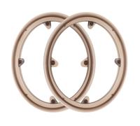 Toyvian Paracatena in Plastica per Bici da Montagna 2 Pezzi Protezione Copricatena 42 Denti a 4 Fori Copertura Completa per Corona Mountain Bike Facile Installazione Protezione Foderi